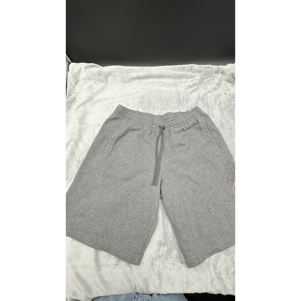 Nike Mens Sportswear Fleece Shorts Heather Gray XL Drawstring Pockets